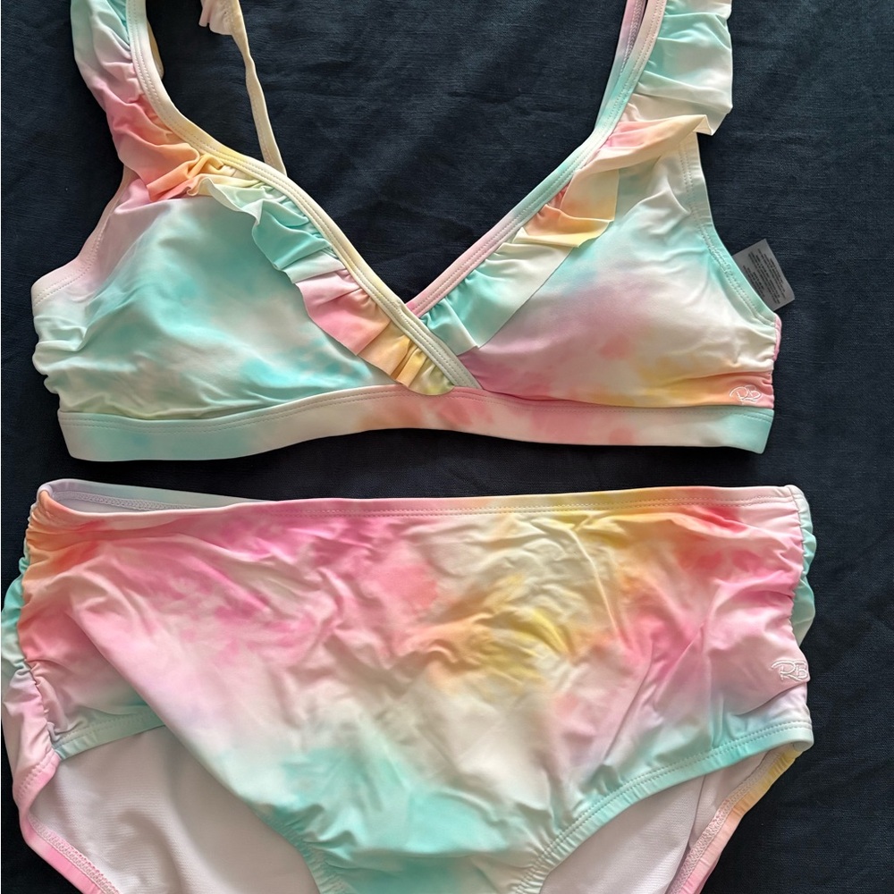 Colorful Tie-Dye Bikini Set